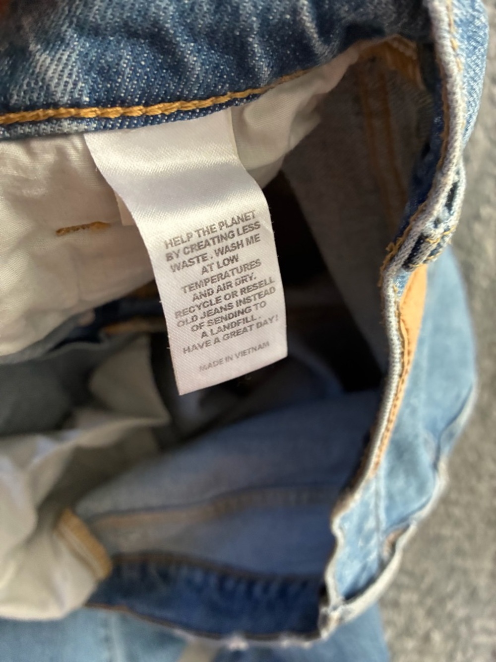 PacSun Light Blue Button-Fly Denim Jeans - Picture 3 of 7
